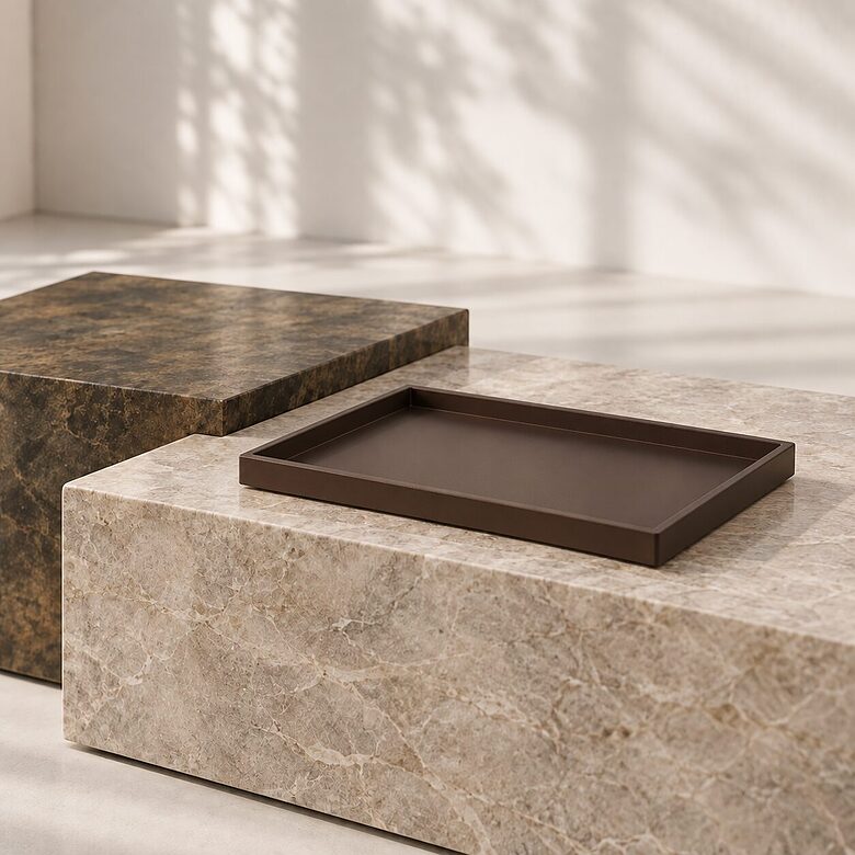 FARLUCE™ Quinta paplāte 40 × 40 cm – Rust