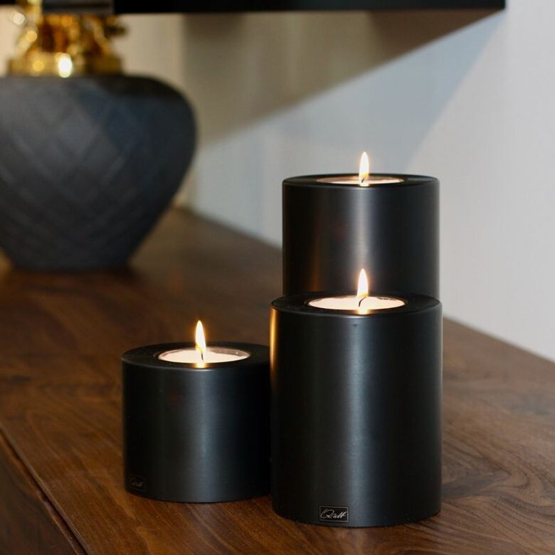Trend Black sveču komplekts Ø 10 cm