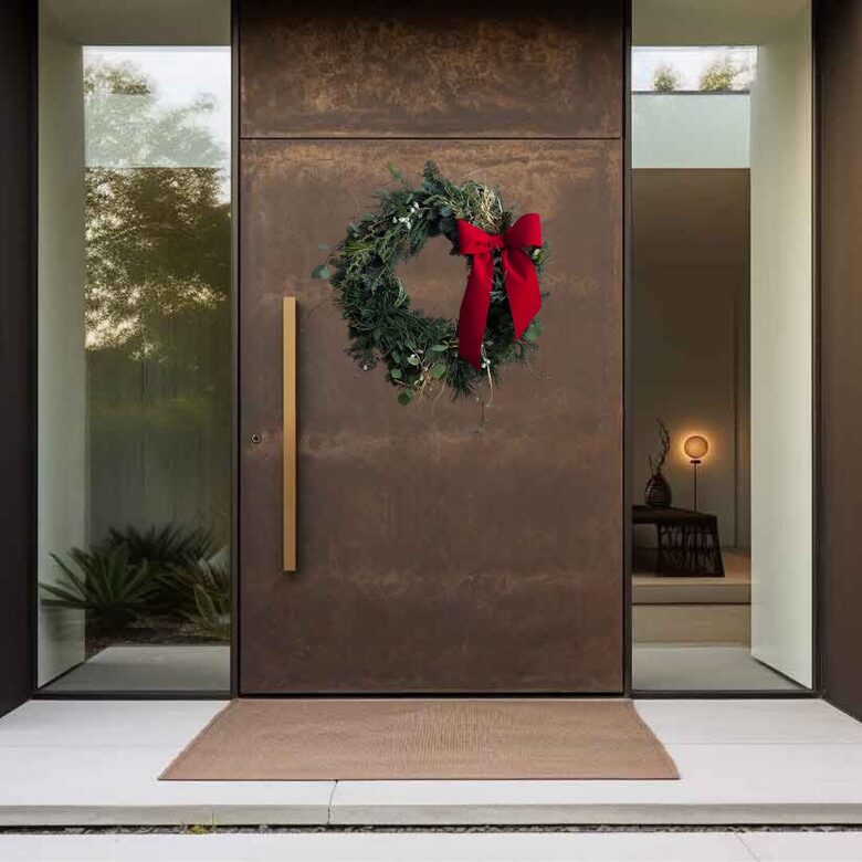 Vainags ar sarkanu samta lentu D65cm