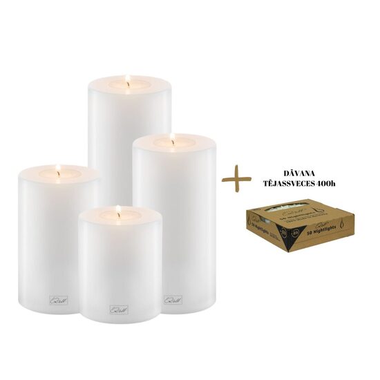 Trend sveču komplekts Ø 8 cm