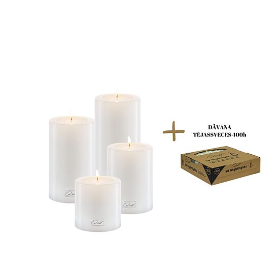 Trend sveču komplekts Ø 10 cm